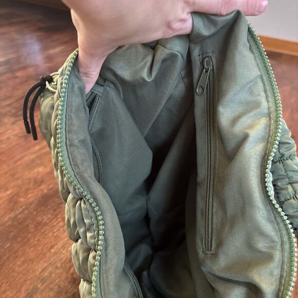 FP Movement by Free People Quilted Carryall Bag in Washed Sage - Picture 4 of 4